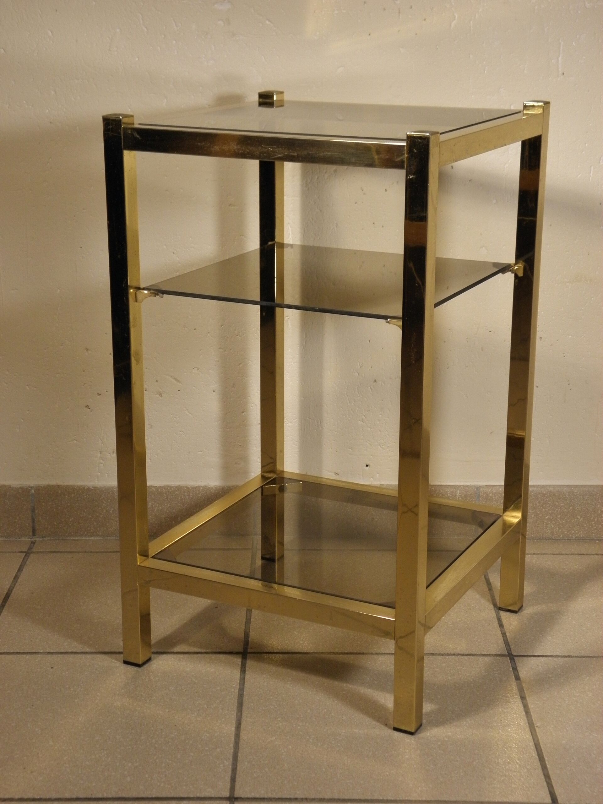 Gold metal and glass 1980