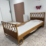 Lit rotin 1 place vintage