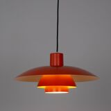 Danish vintage pendant lamp PH 4/3 by Poul Henningsen, Louis Poulsen, 1966