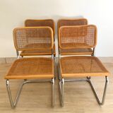 Set of 4 chairs Cesca B32 by Marcel Breuer