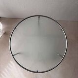 Ikea two-tiered serving trolley with glass.