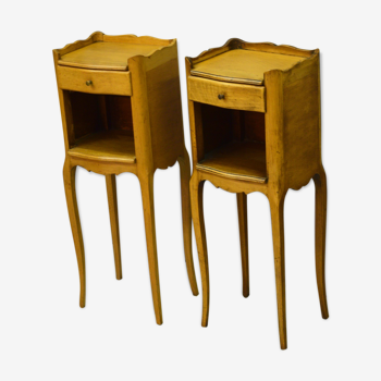 Pair of small Louis XV-style bedsides