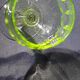 6 uranium glasses, Belgian art deco 1930