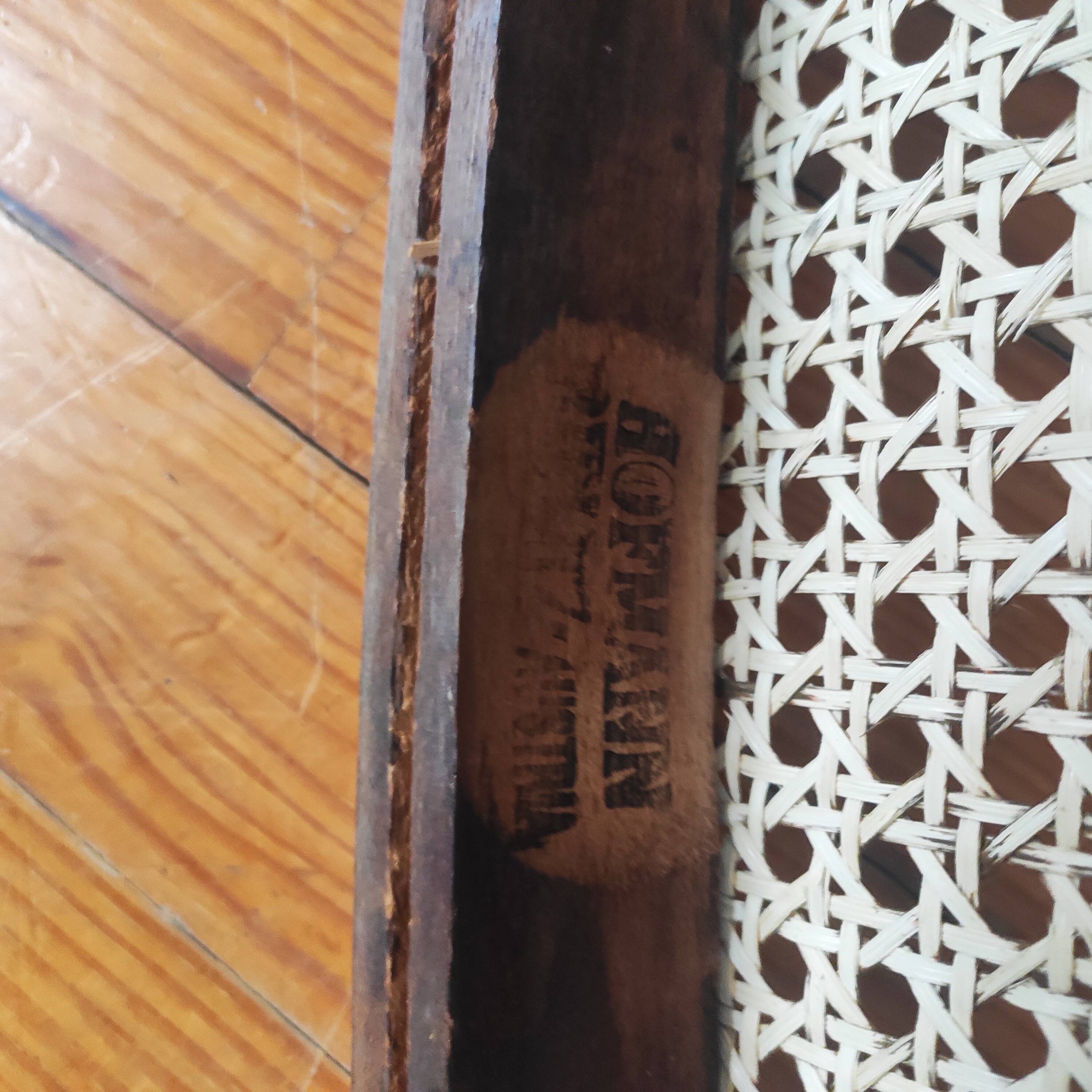 Pair of antique Josef Hofmann chairs