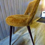 Chair faux fur vintage