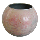 Vase boule en verre laqué Jean-Noël Bouillet