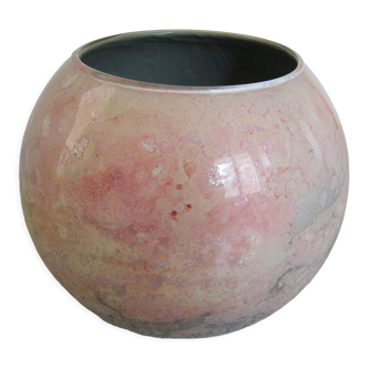 Jean-Noël Bouillet lacquered glass ball vase