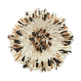 Juju hat blanc naturel et beige de 50 cm