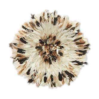 Juju hat natural white and beige 50 cm