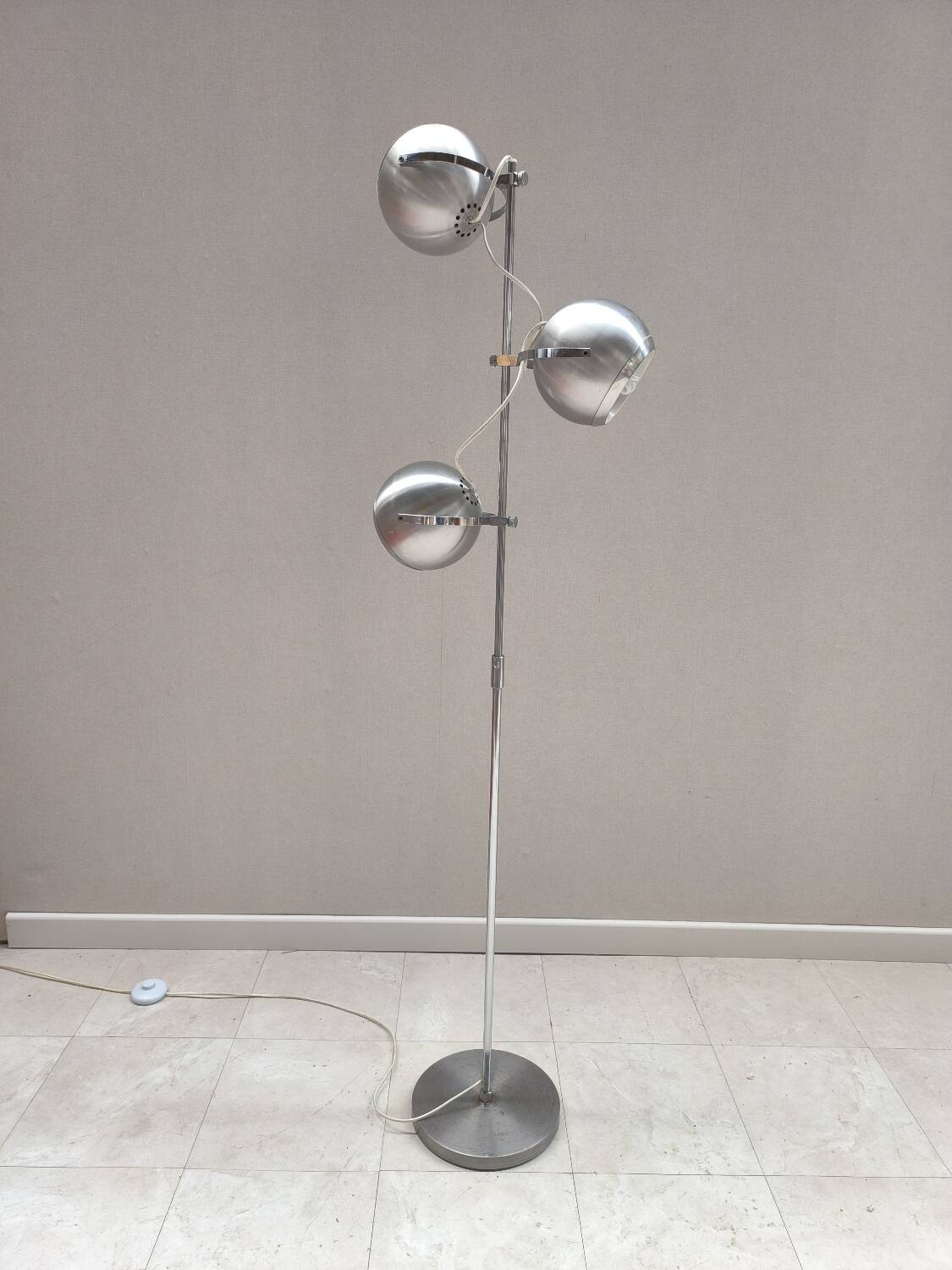 Eyeball floor lamp by Aluminor, 1970s