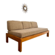 Wooden sofa design Regain France vintage 60s