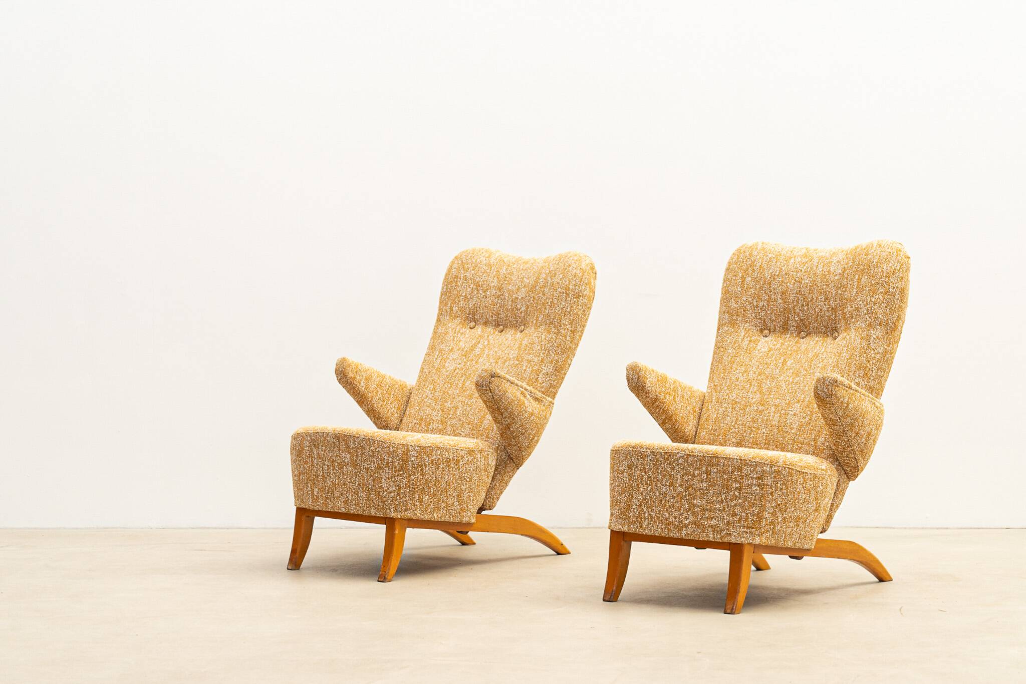 Pair of Penguin armchairs by Theo Ruth for Artifort