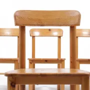 Set of 4 Danish pine chairs in Rainer Daumiller style – circa 1975