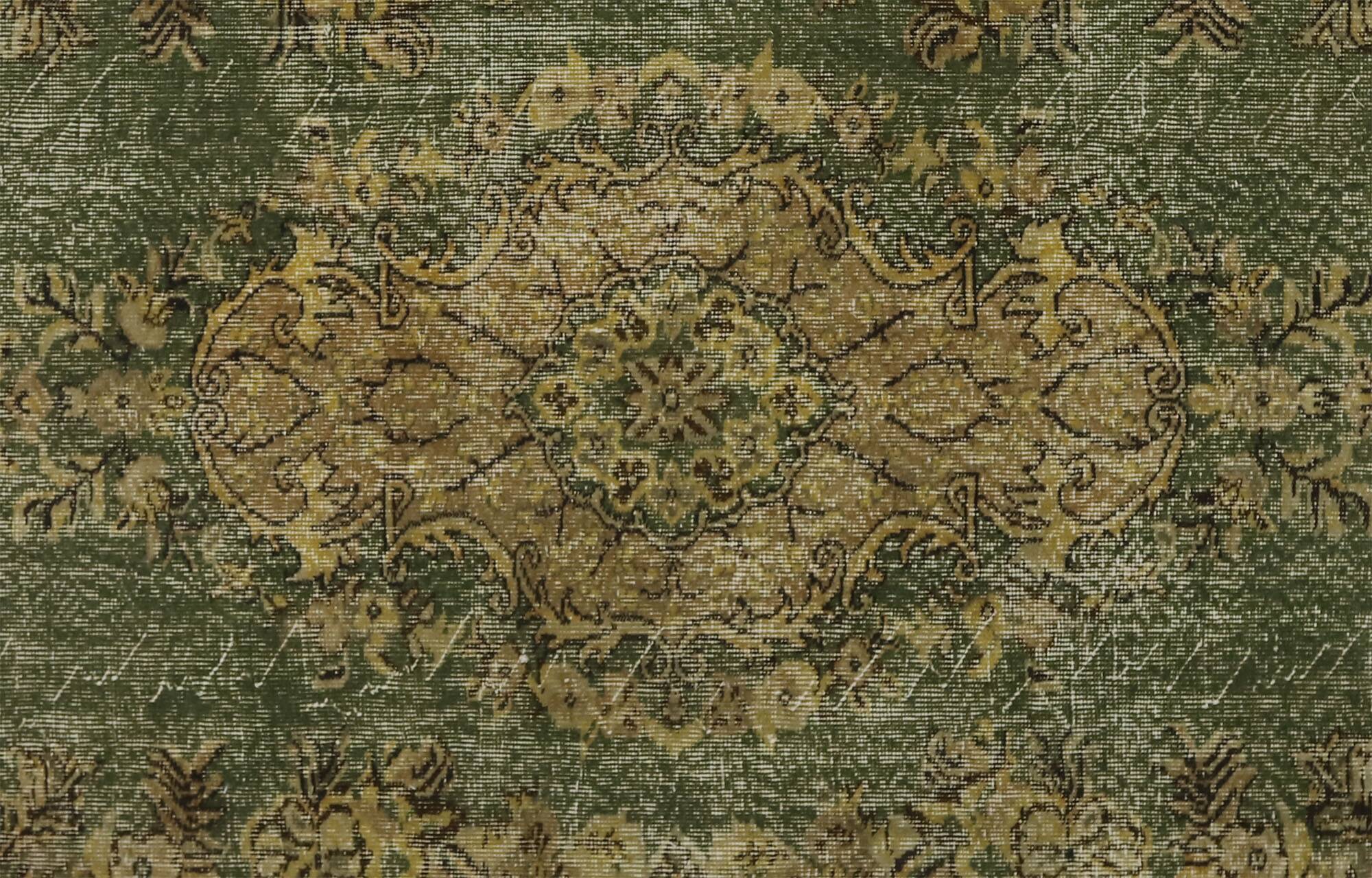 One-of-a-kind turkish handwoven vintage rug - rustic vintage charm 265x 161 cm