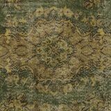 One-of-a-kind turkish handwoven vintage rug - rustic vintage charm 265x 161 cm