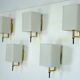 Set of five Mid-century sconces in Stilnovo manner. Italy 1950s