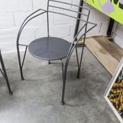 Set of 6 "Silver Moon" armchairs by Pascal Mourgue 1985