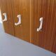 Mid-Century Walnut Wall Unit, 1960s, Set of 8