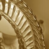 Baccarat signed modular centrepiece in solid crystal.