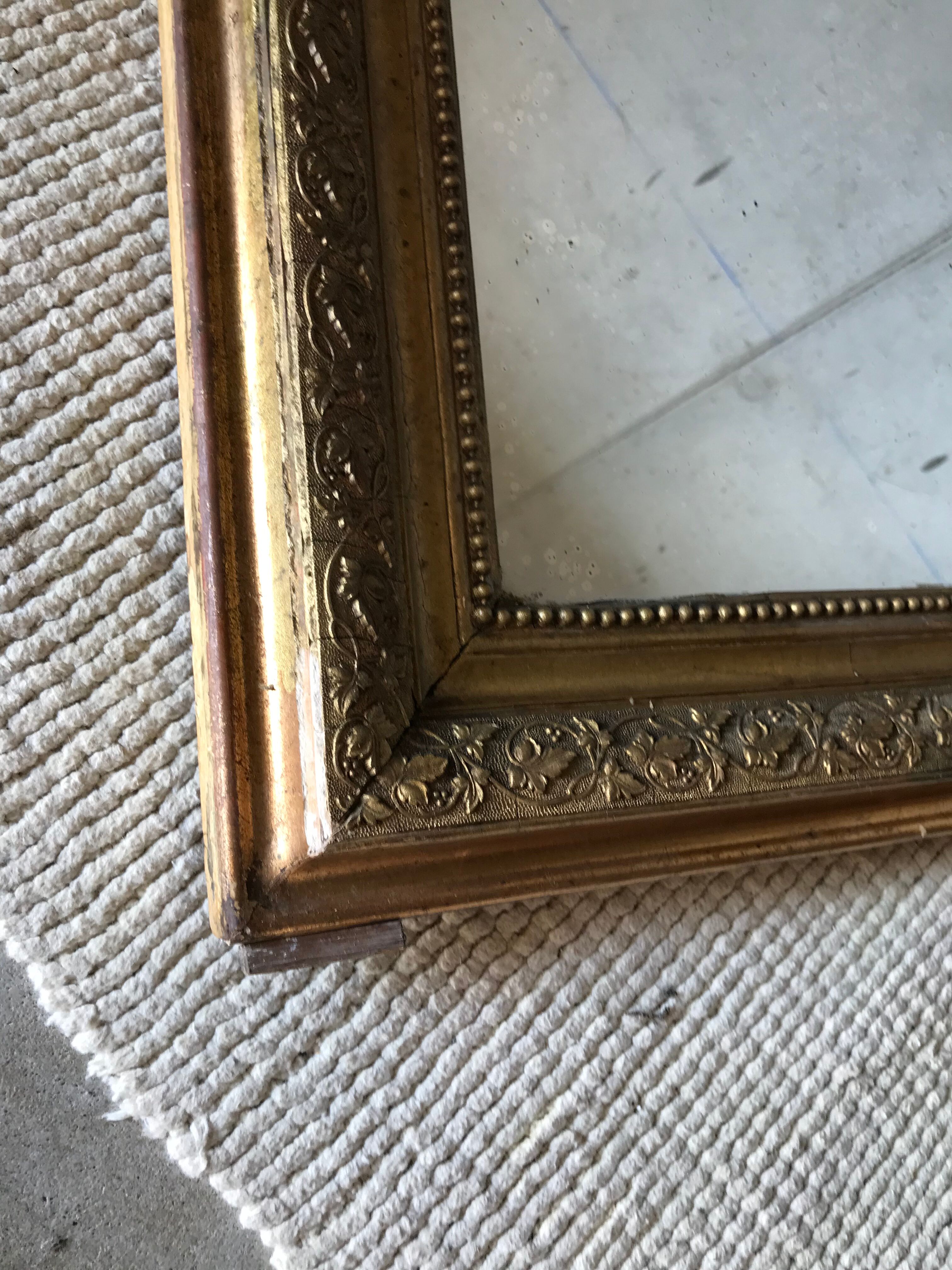 Miroir doré