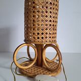 Bamboo bedside lamp and canning