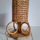 Bamboo bedside lamp and canning