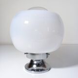 Lampe de Table Vintage • Acier & Verre • Murano • Space Age • 1970