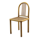 Chaise vintage en bois et cannage