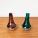 Vases en verre 1379 Mid-Century par Tamara Aladin pour Riihimäki, Finlande, années 1960, lot de 2