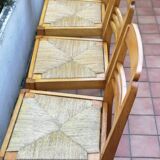 Set de 8 chaises reconstruction