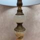 Vintage lamp base in onyx and brass
