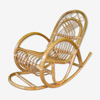 Rocking chair d'enfant ancien