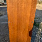 Pair of vintage glass shelves libraries