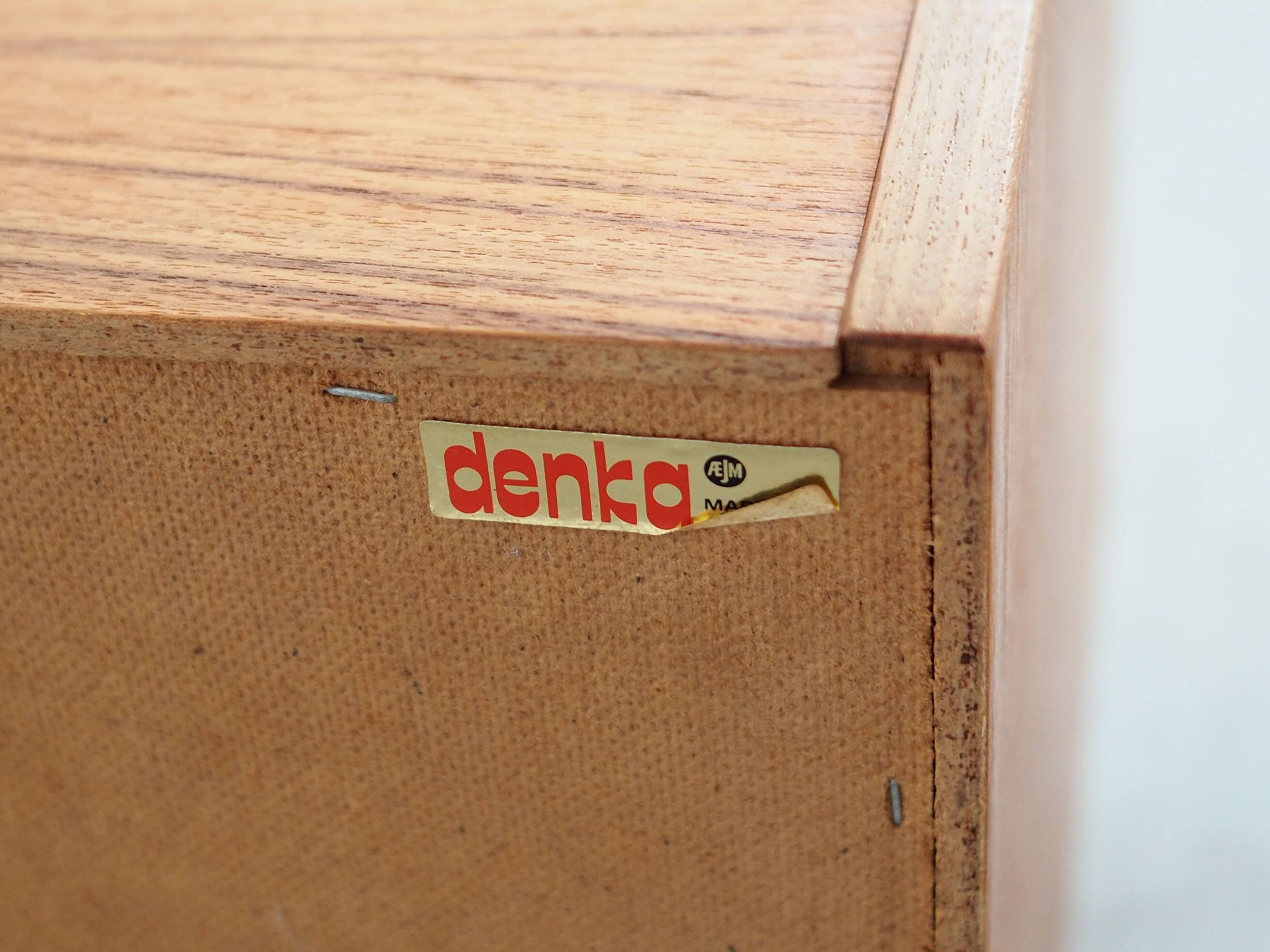 Teak cabinet, Danish design, 1970s, manufacturer: Denka