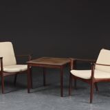 2x Easy Chair Ole Wanscher model PJ112 Mahagoni Denmark 1940s