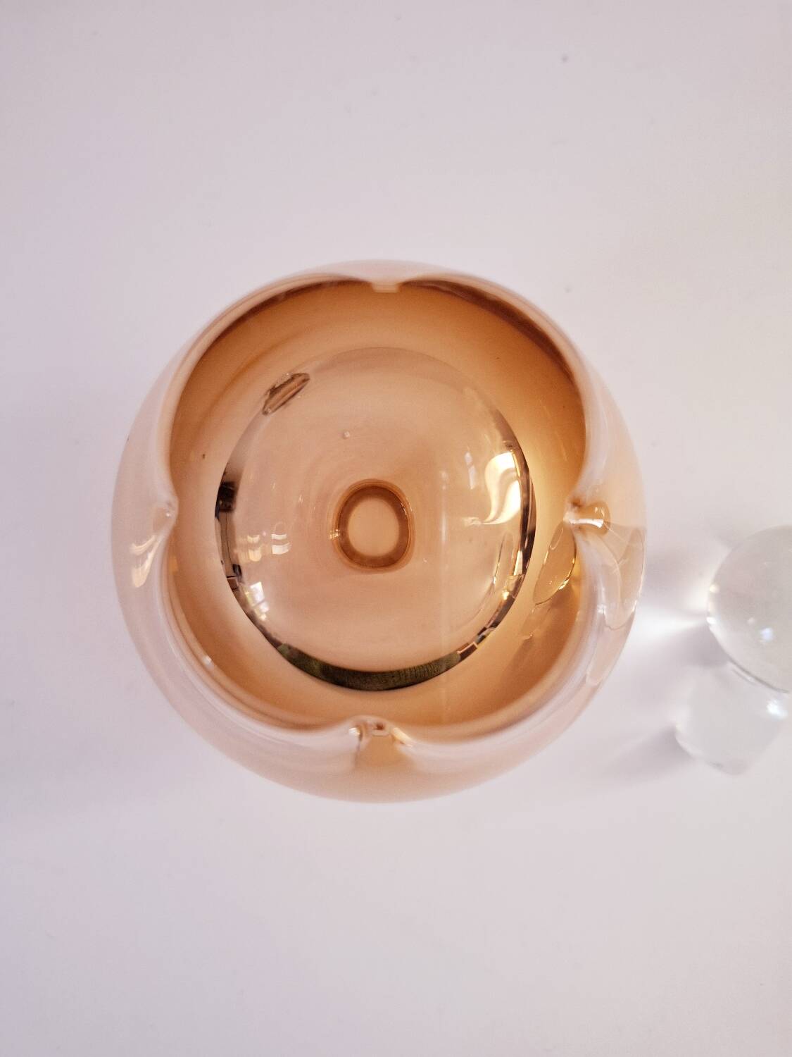 A pair of submerged glassware from the 1940s.