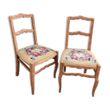 Pair of Vintage 60s Canvas Chairs