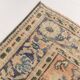6x9 Vintage Orange & Blue Floral Pattern Turkish Vintage Rug, 180x275 Cm