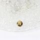Round ceiling light in frosted Murano glass by Hillebrand, Germany, 1970s