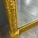Grand Miroir En Bois Doré à Fronton Arrondi, Fin XIXe