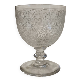 Baccarat Rohan model cooked wine glass, 1920