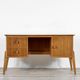 Midcentury Teak Petite Desk / Dresser By Meredew. Vintage Modern Danish Sca