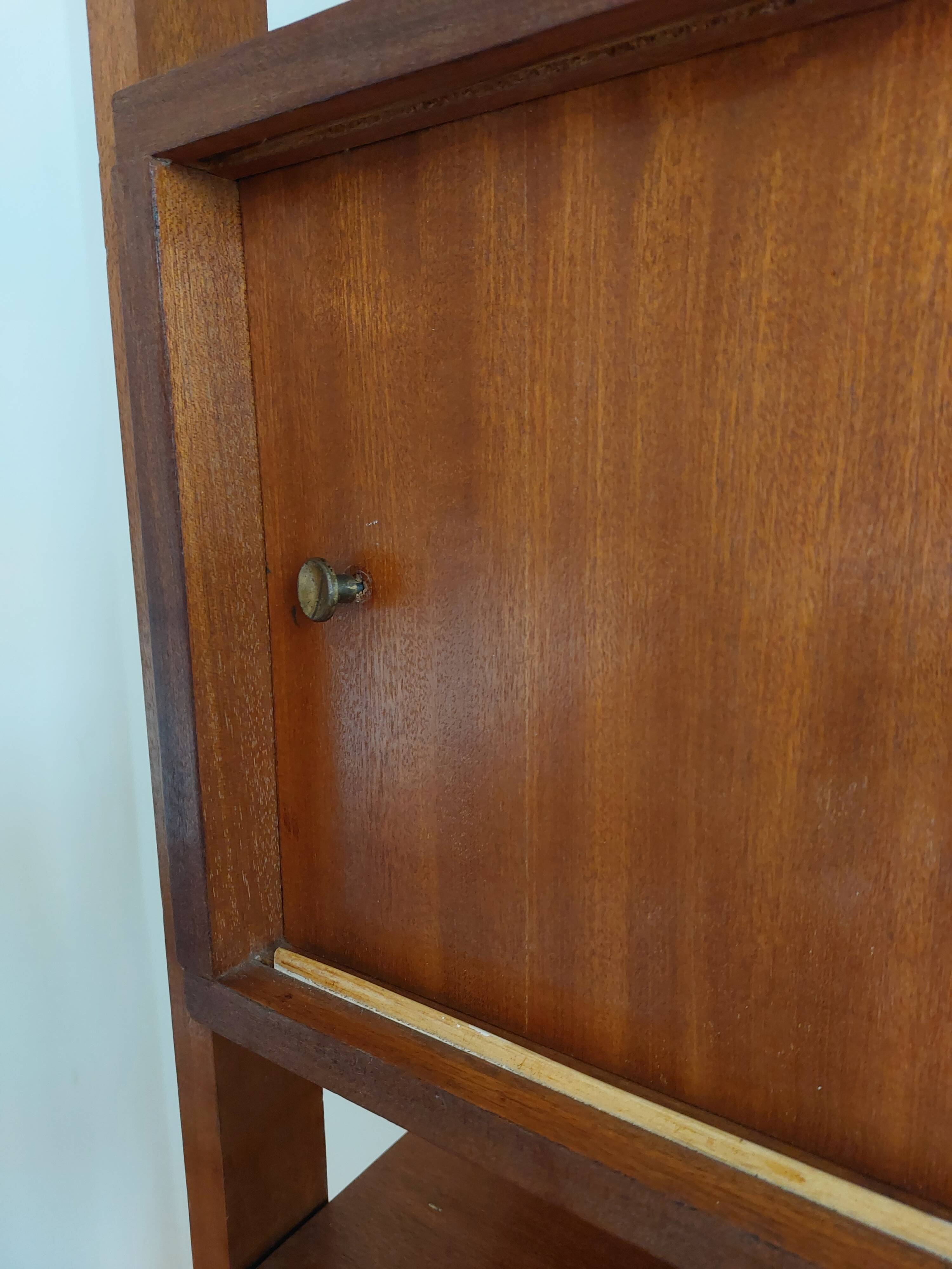 Vintage teak library