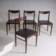 Set of 4 mid-century dining chairs