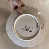 Multicolored fish ceramic decorative wall plates