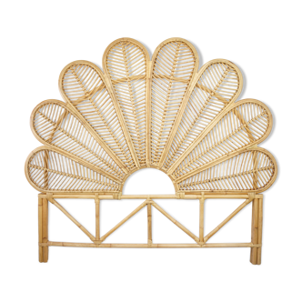 Rattan headboard