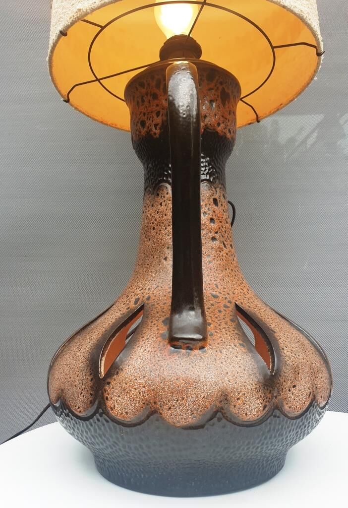 Ceramic floor floor lamp Danish Design 1970