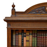 Victorian Solid Oak Open Bookcase