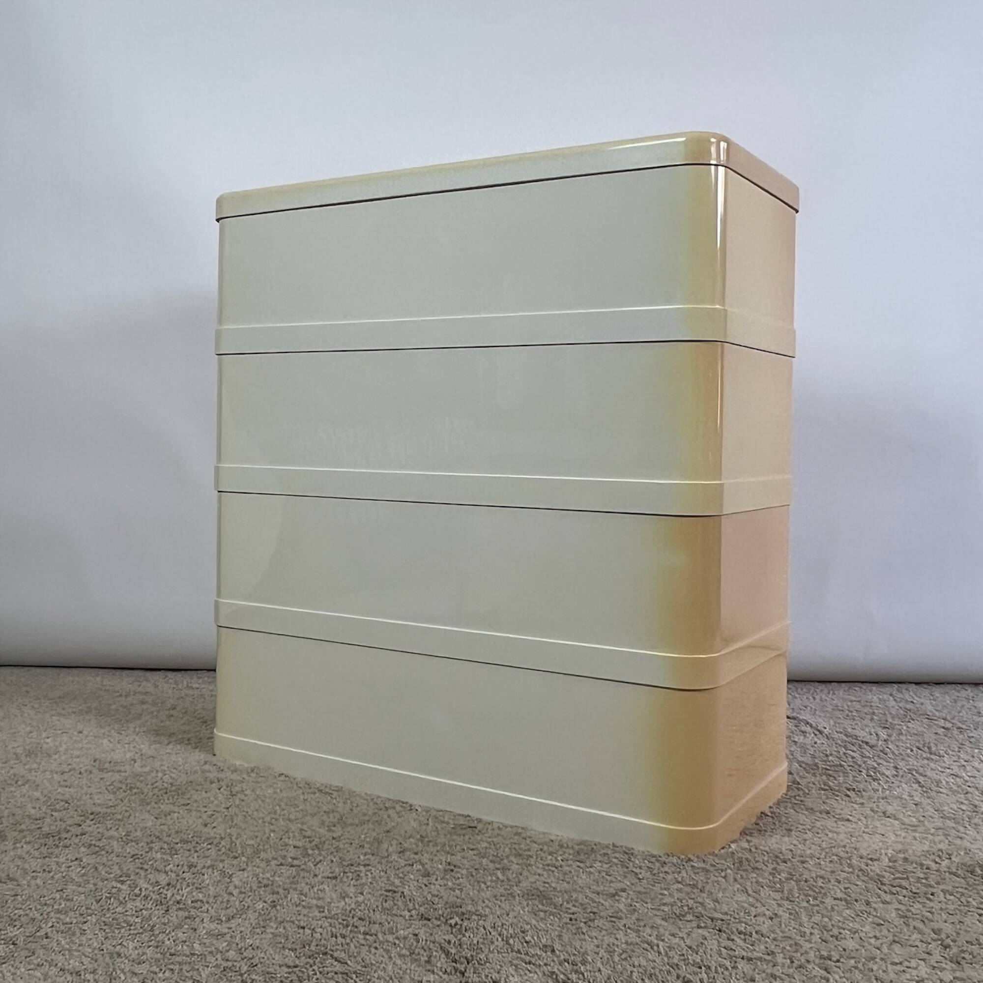 Olaf von bohr chest of drawers model 4964 by kartell - space age design, 70s