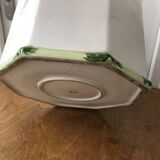 Vintage slip planter with Toucan decoration